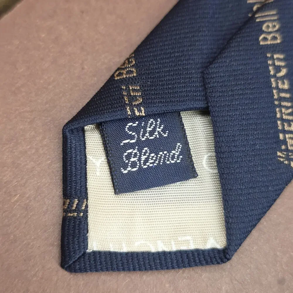 Vintage Givenchy Monsieur Ameritech Bell Yellow Pages Silk Blend Necktie Tie NIB
